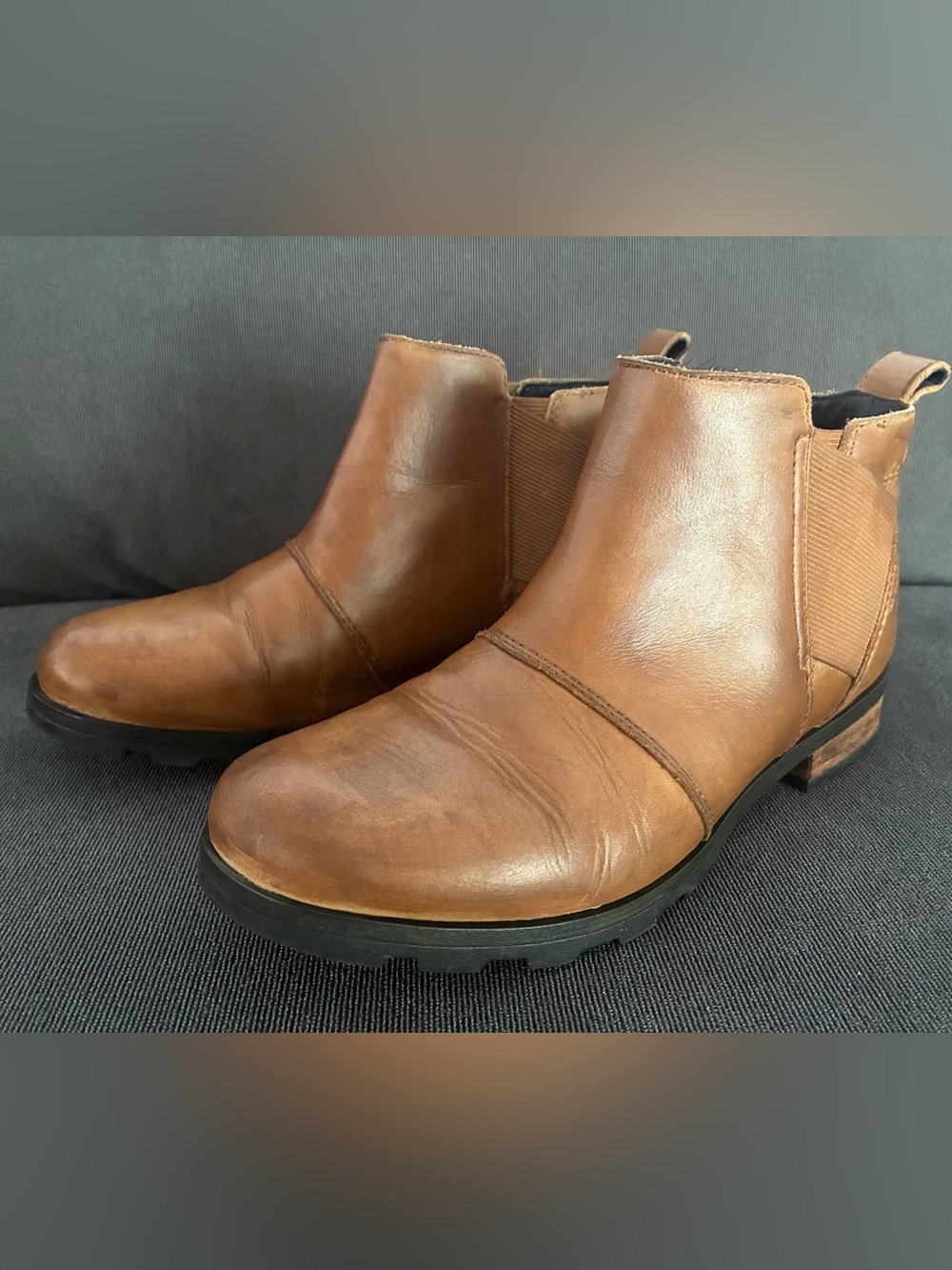 Sorel Emelie Chelsea boots - Brown Leather, W8